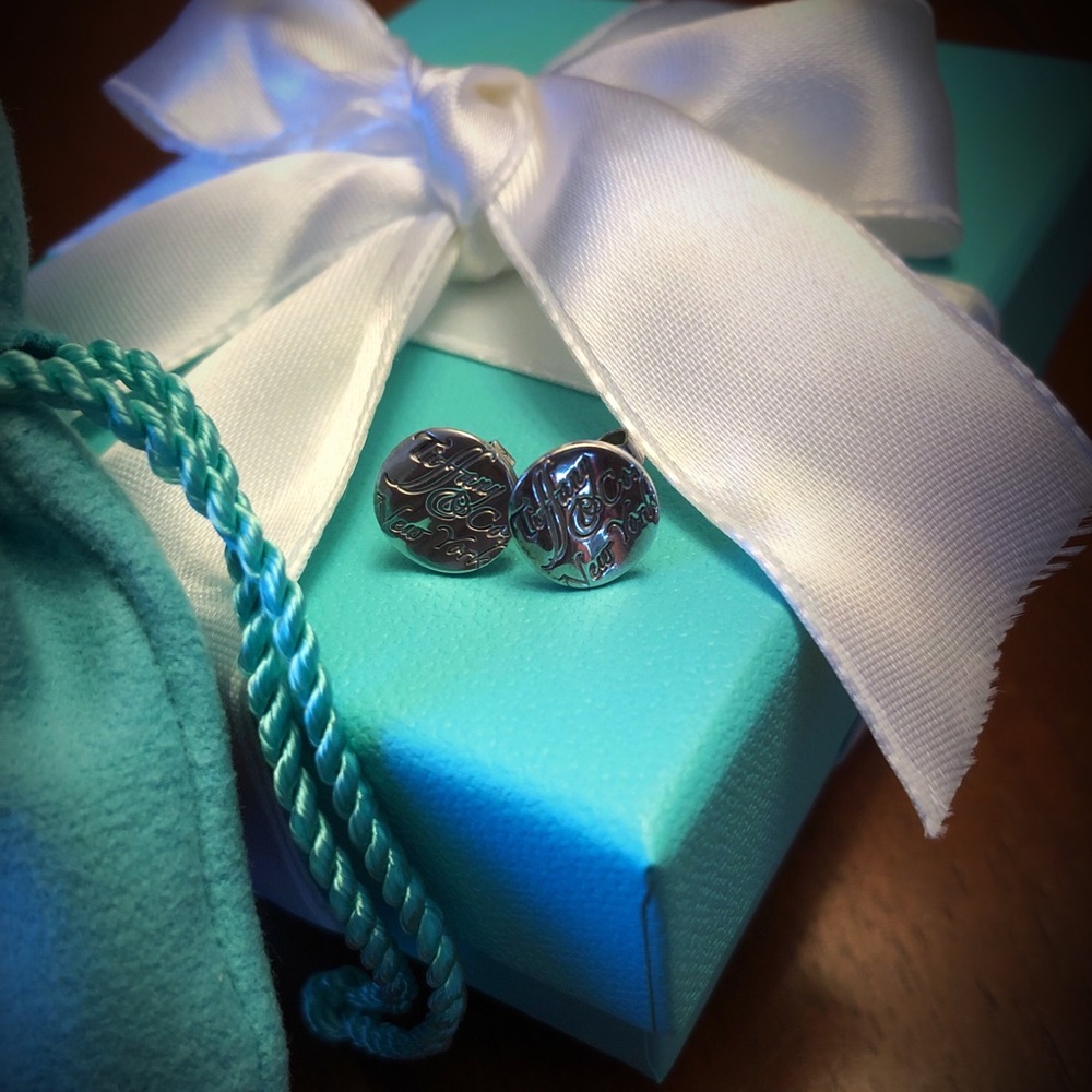 Tiffany & Co Silver Studs 🦋